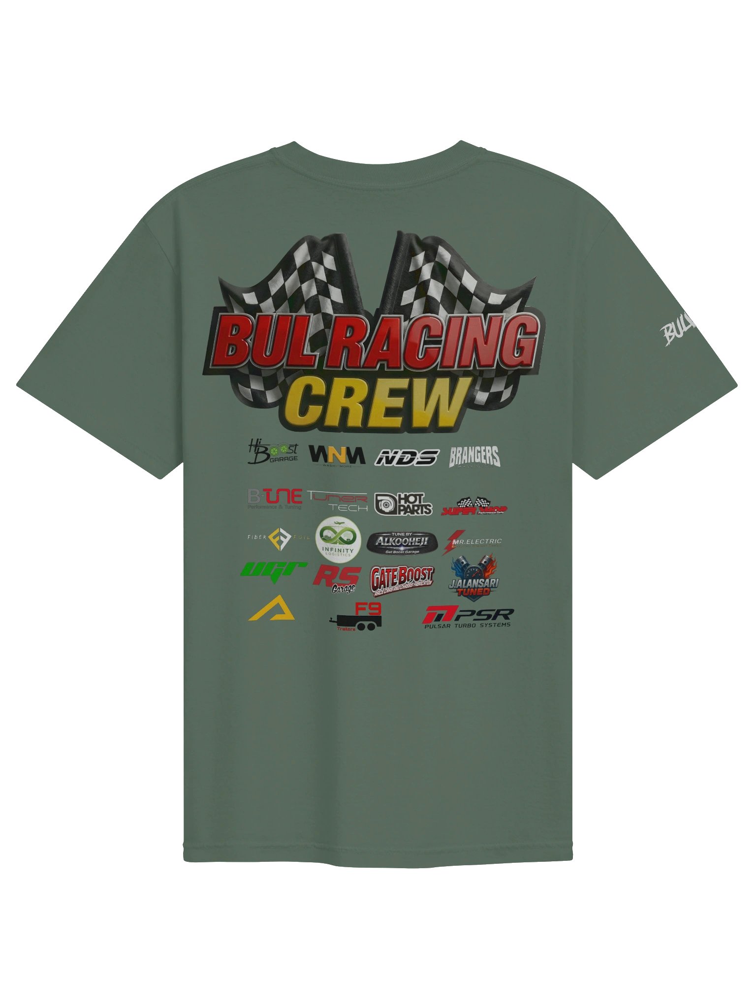 BULRACING CREW-Dyed Heavyweight T-Shirt Team - OSAmaCKwDEI