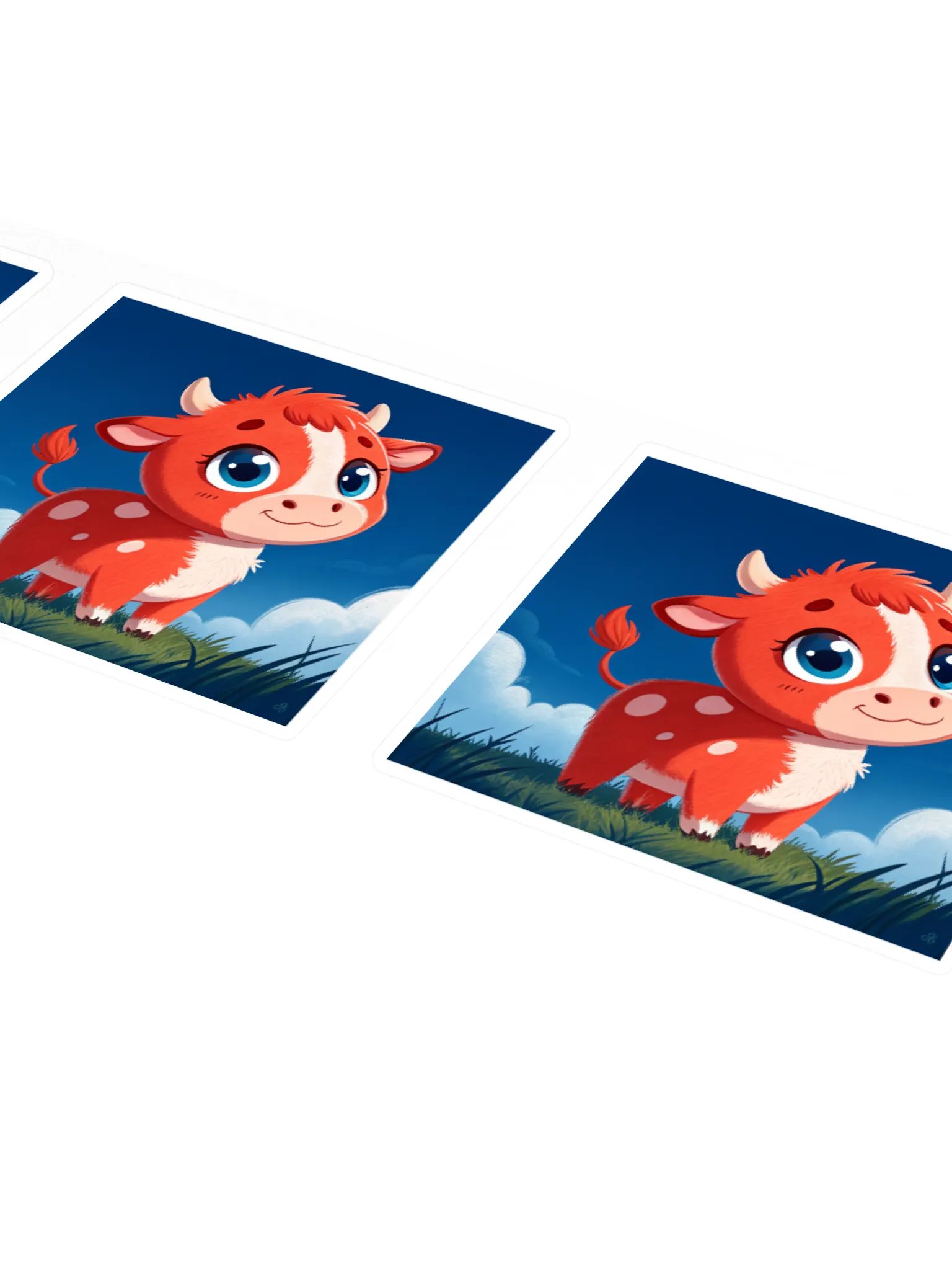 Cute Cow Kiss Cut Stickers product image (4)