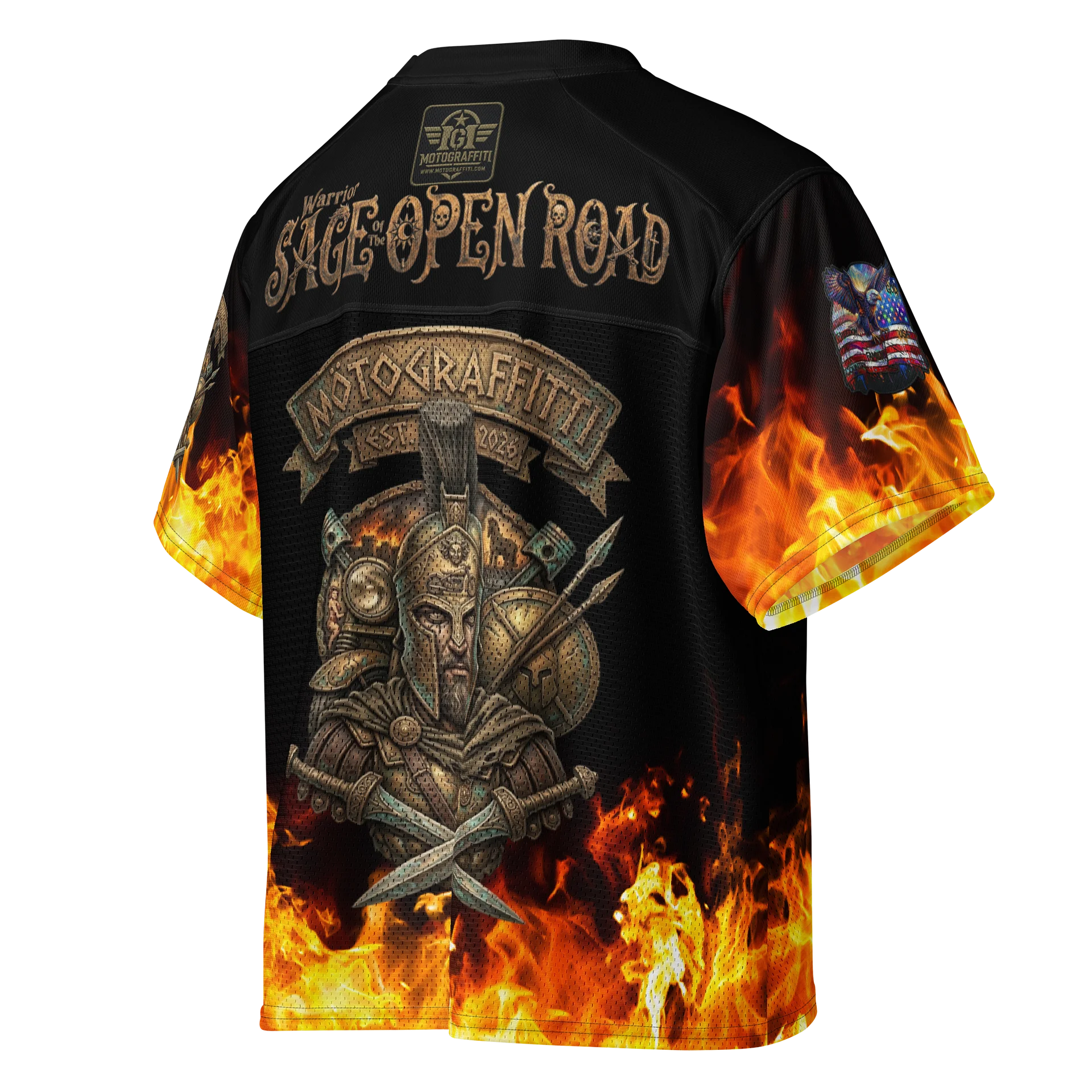 MötoGraffitti Warrior Sage Trojan Warrior Football Jersey product image (4)