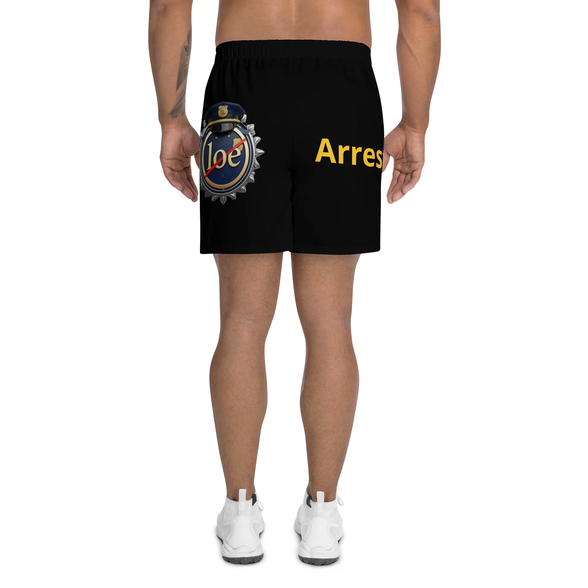 Blade Hates All-Over Print Athletic Long Shorts product image (4)