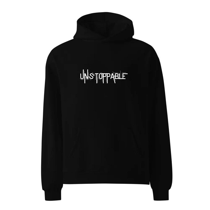 "Unstoppable" Premium Unisex Hoodie - Front & Back Graphic Print Oversized Hoodie product image (2)
