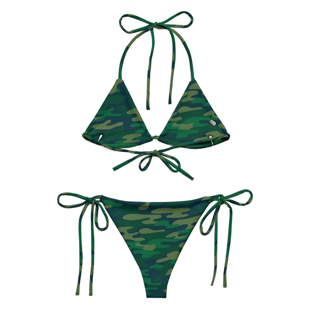 GAS Camo Orange Logo Bikini Set product image (3)