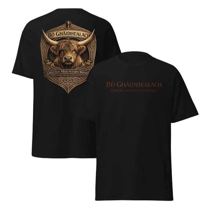 Bò Ghàidhealach T-shirt - Back Logo product image (1)