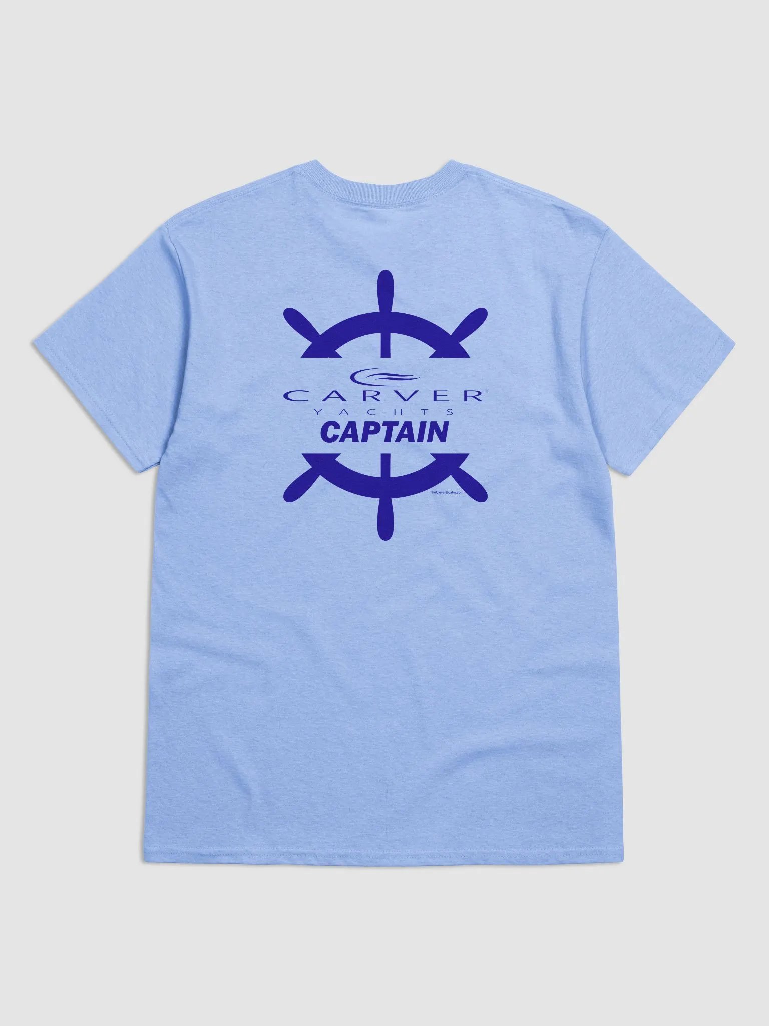 Carver Captain - T-Shirt - Light Shirt w/Blue Logo product image (4)