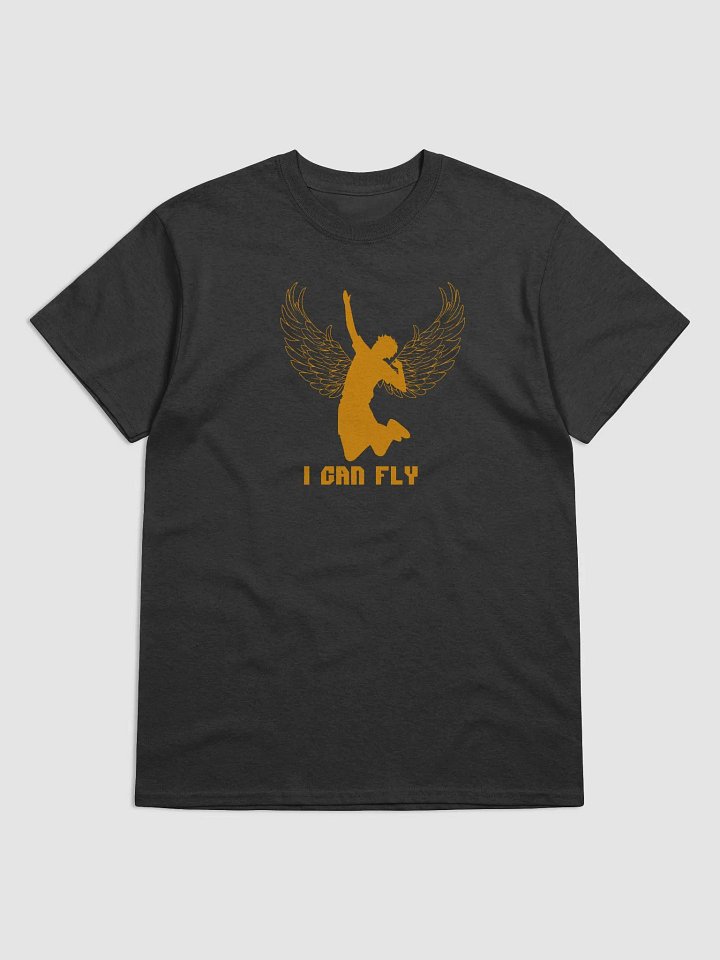 Hinata 'I Can Fly' Black Tee - Front product image (1)
