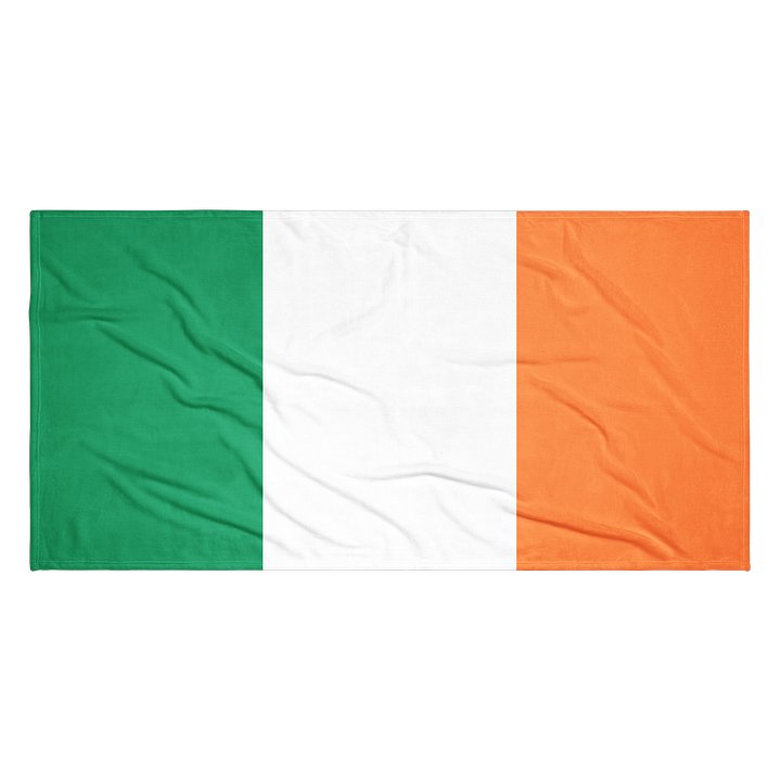 "Ireland" Tricolor Beach Towel product image (2)