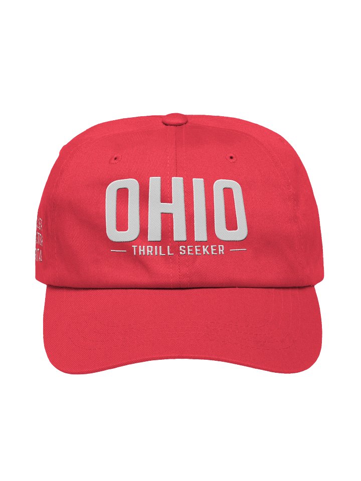 Ohio Thrill Seeker Embroidered Dad Hat – Roller Coaster Capital Edition product image (2)