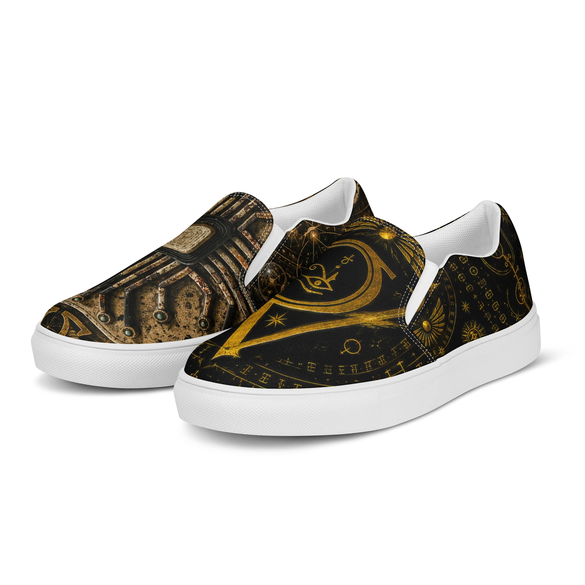 Womans Slip On Alpha and Omega Chiipped Shoe product image (3)