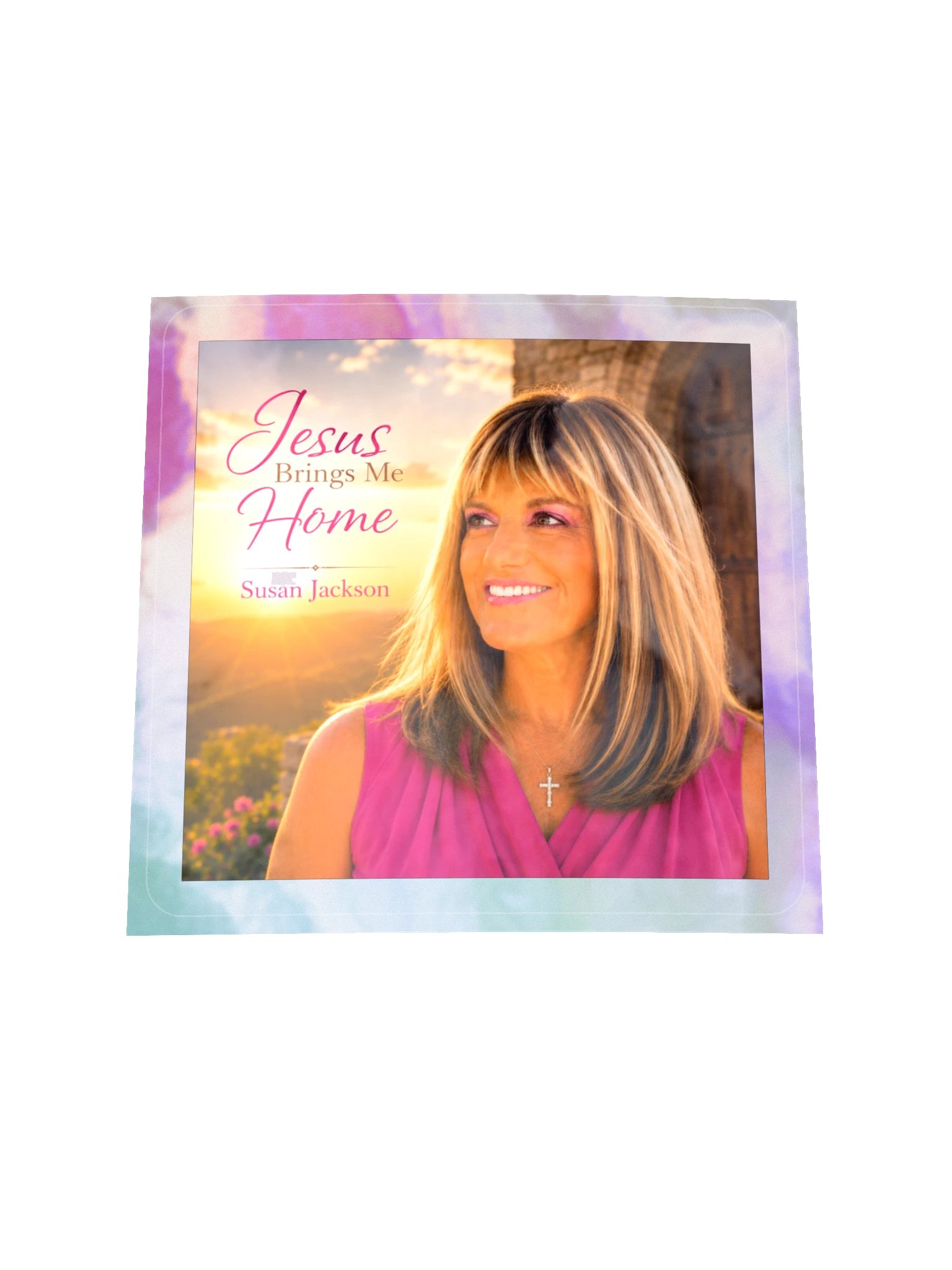 Jesus Brings Me Home Holographic Sticker product image (1)