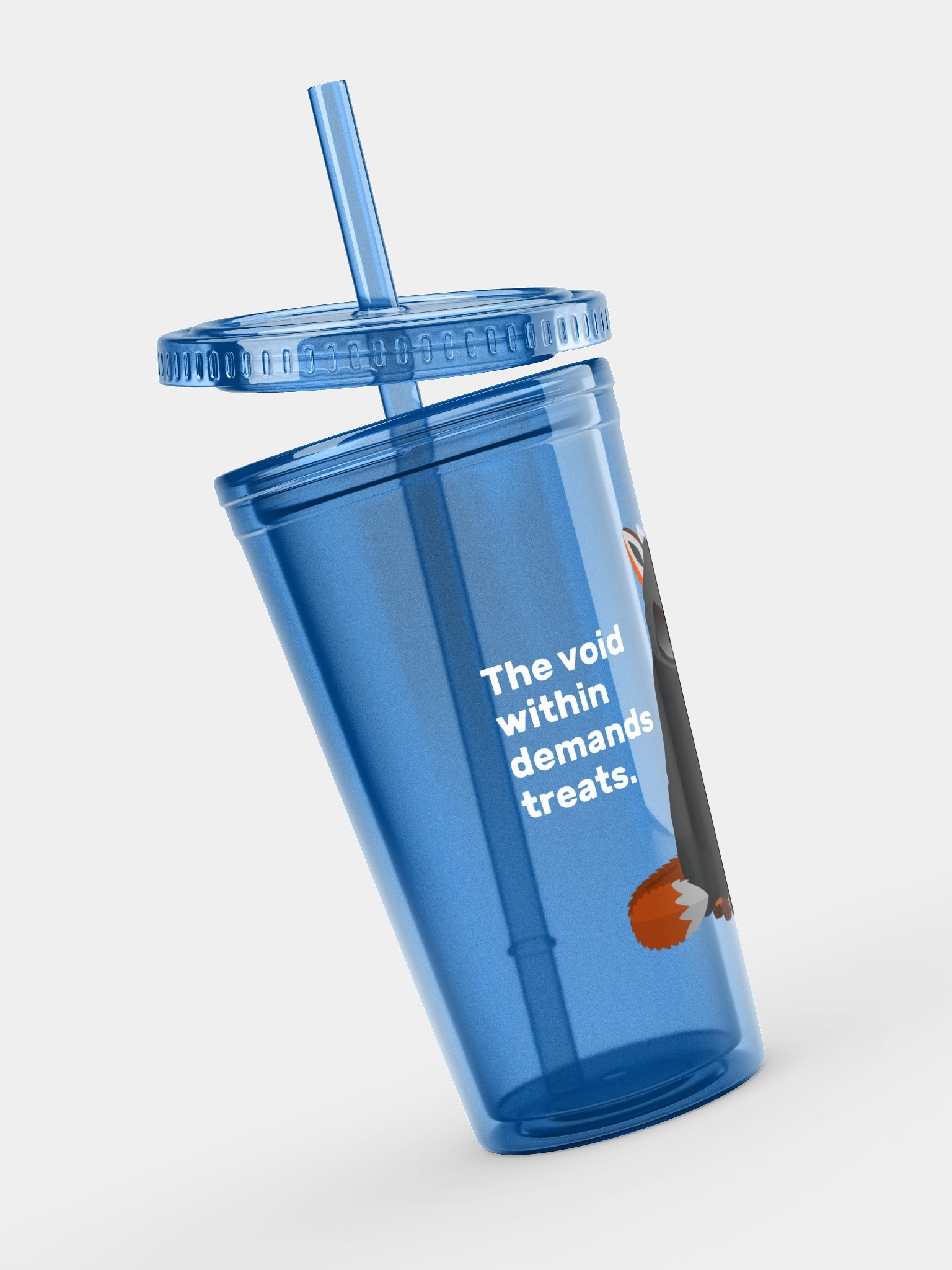 Cloaked Fox Transparent Tumbler product image (4)