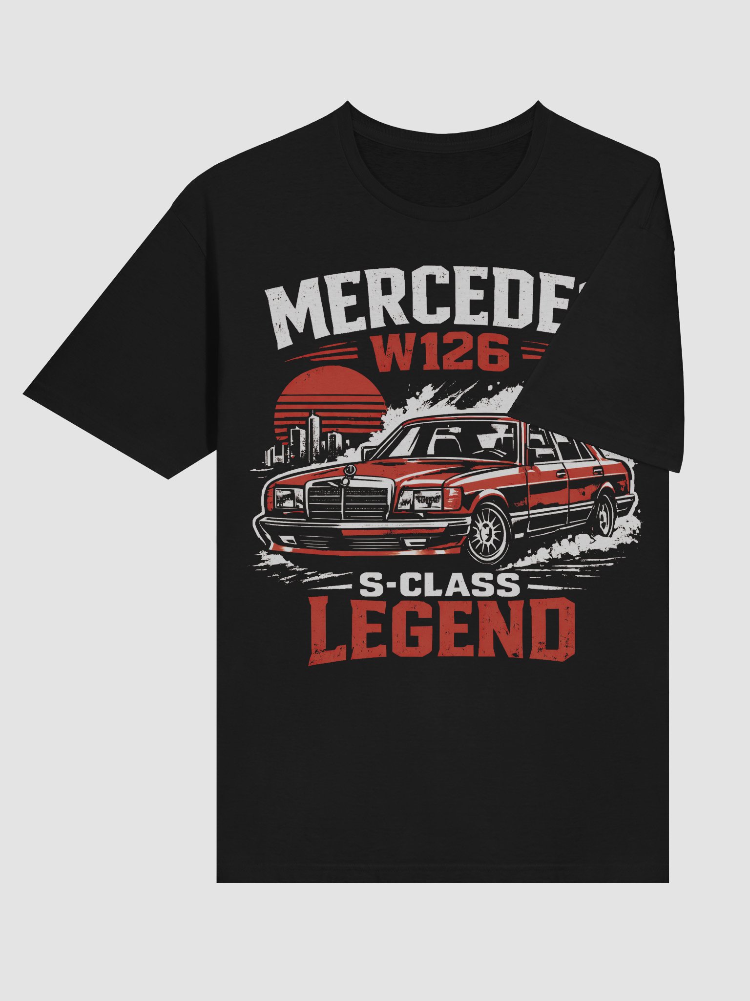 Mercedes W126 - Shirt product image (6)