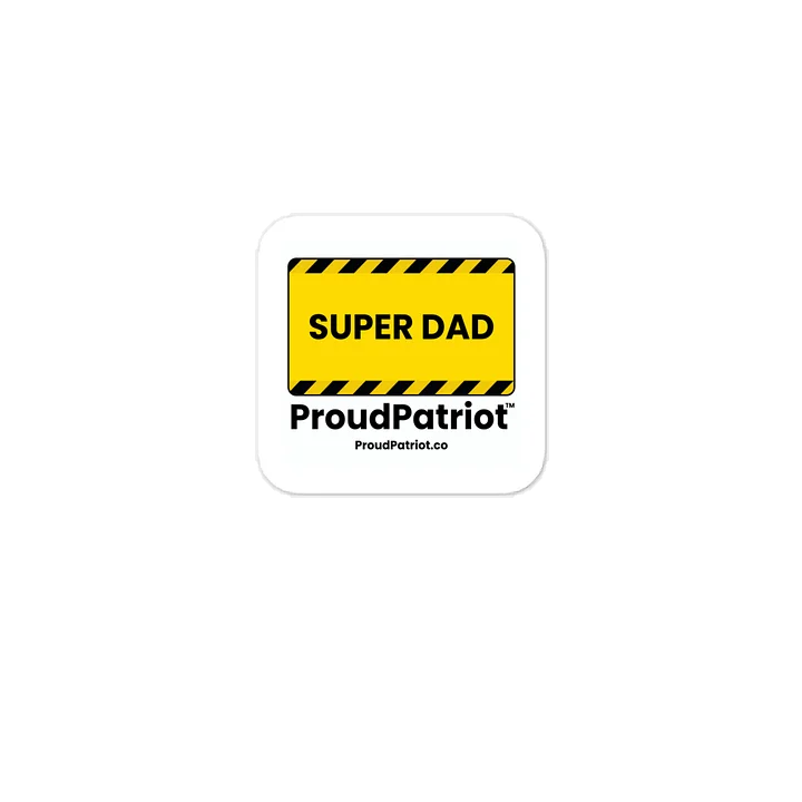Super Dad Vinyl Sticker product image (1)