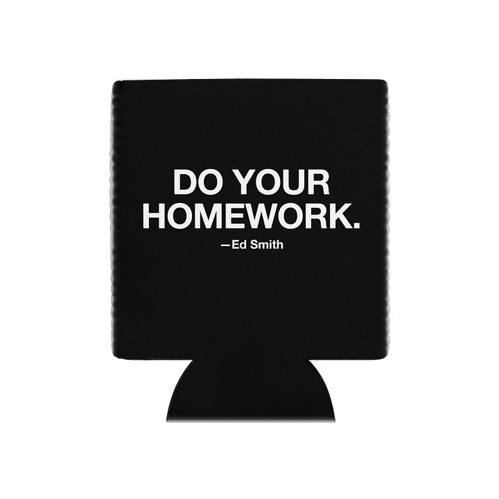 Ed Smith ‘Do Your Homework’ Koozie product image (2)