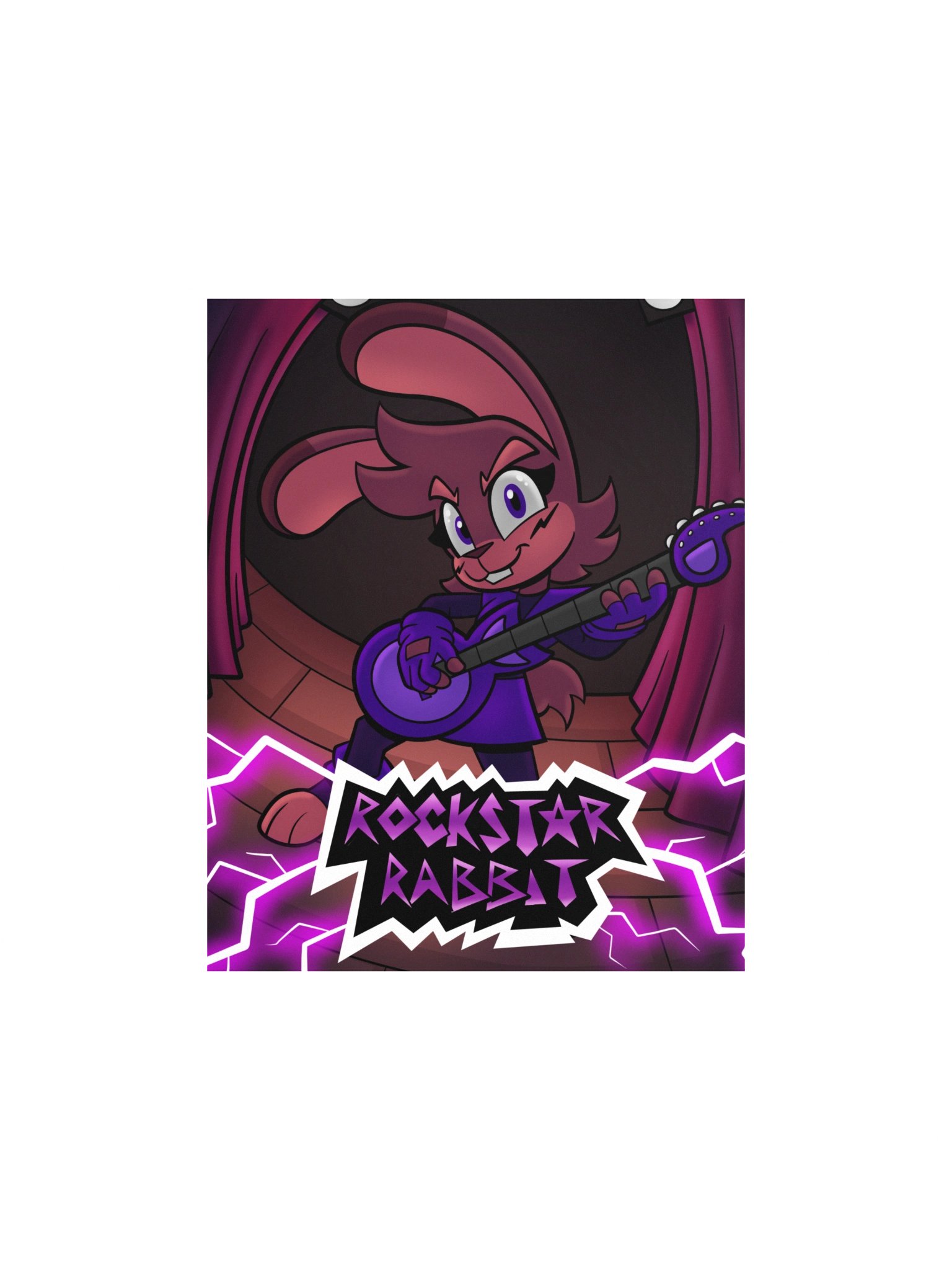 Rockstar Rabbit Poster product image (1)
