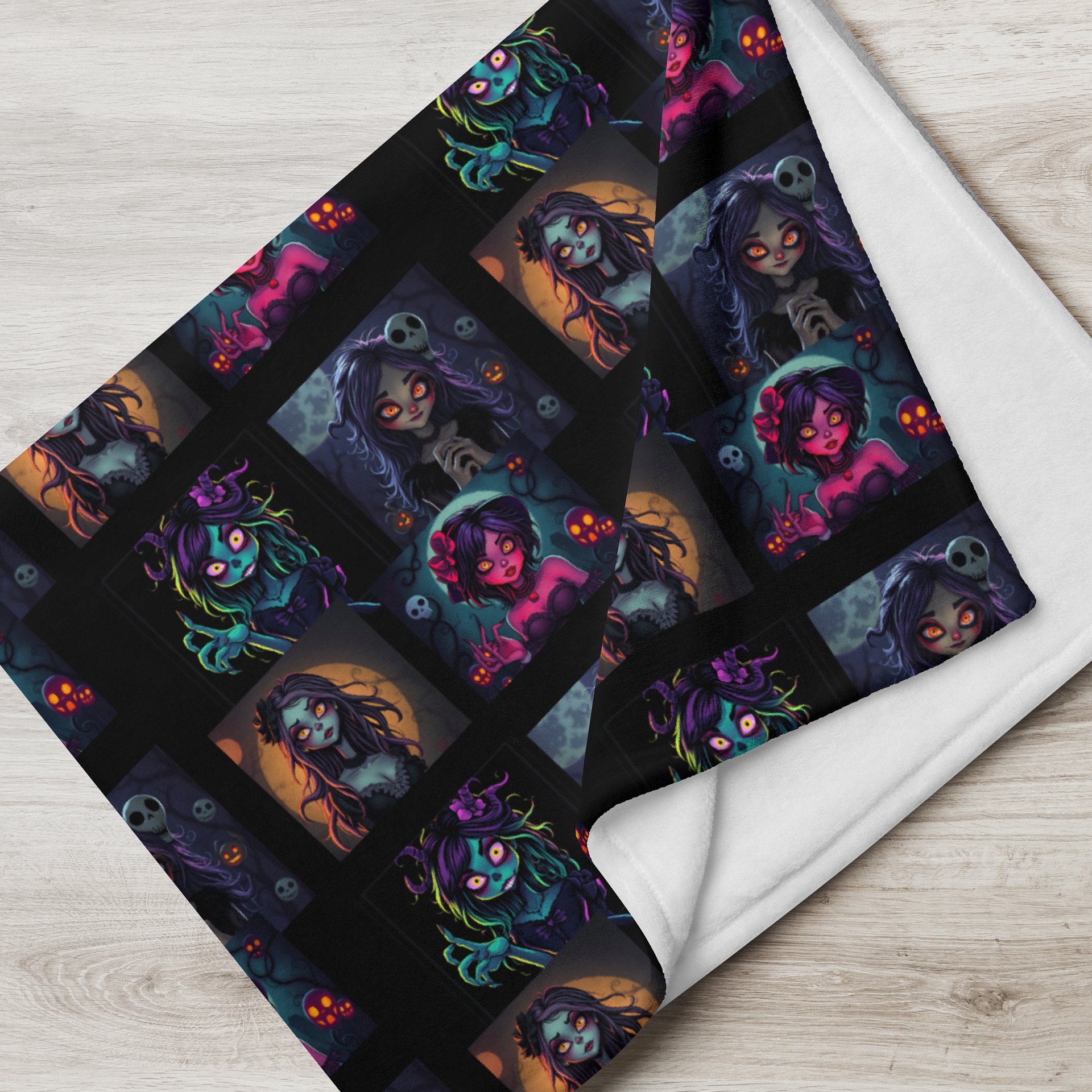 "Spooky Era" Throw Blanket product image (2)
