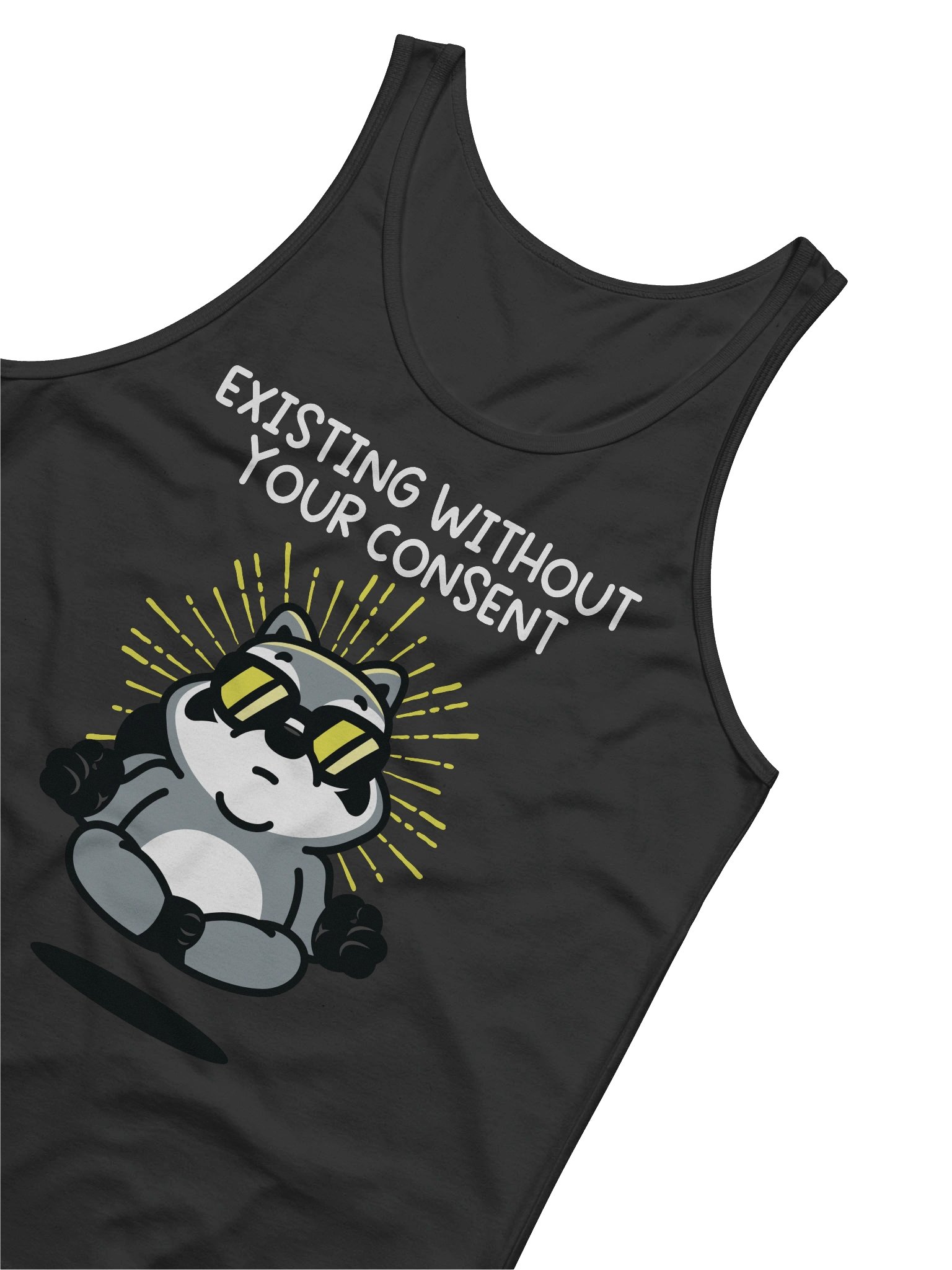 Existing Without Your Consent Men's Athletic Tank (Members Only) product image (4)