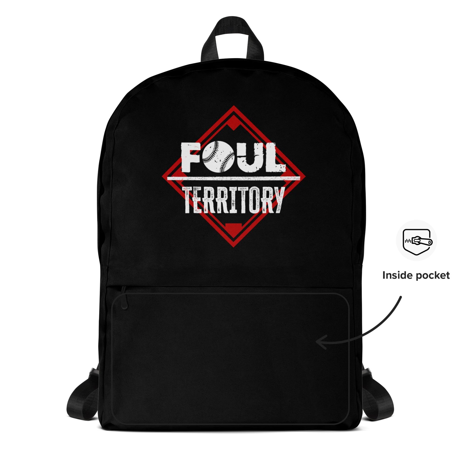 Foul Territory Black Backpack product image (4)