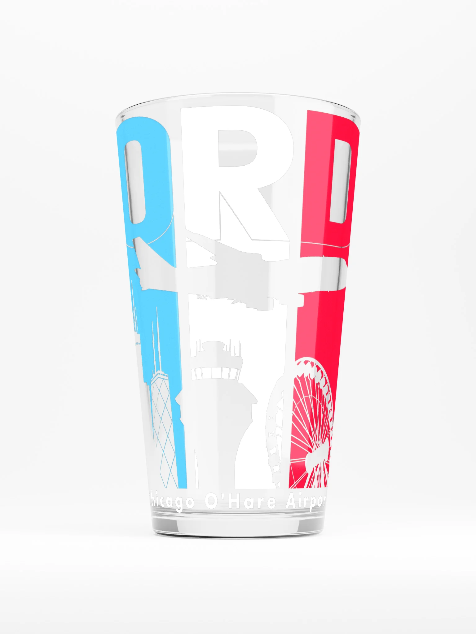 Icons of Chicago Pint Glass product image (1)