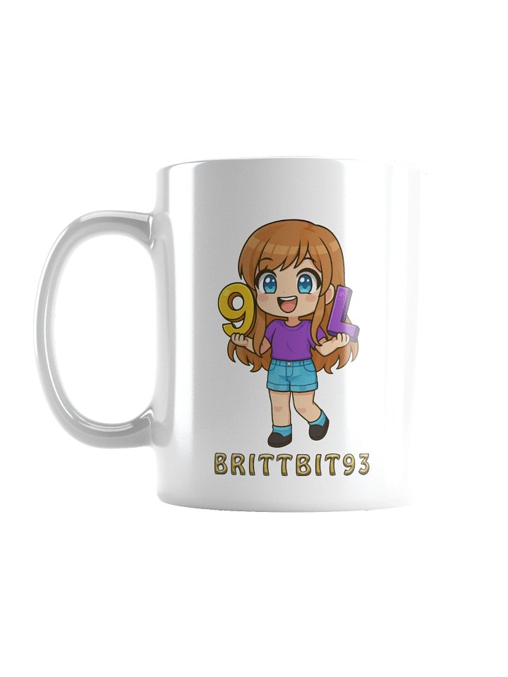 9LS4 BrittBit93 White Glossy Mug product image (1)