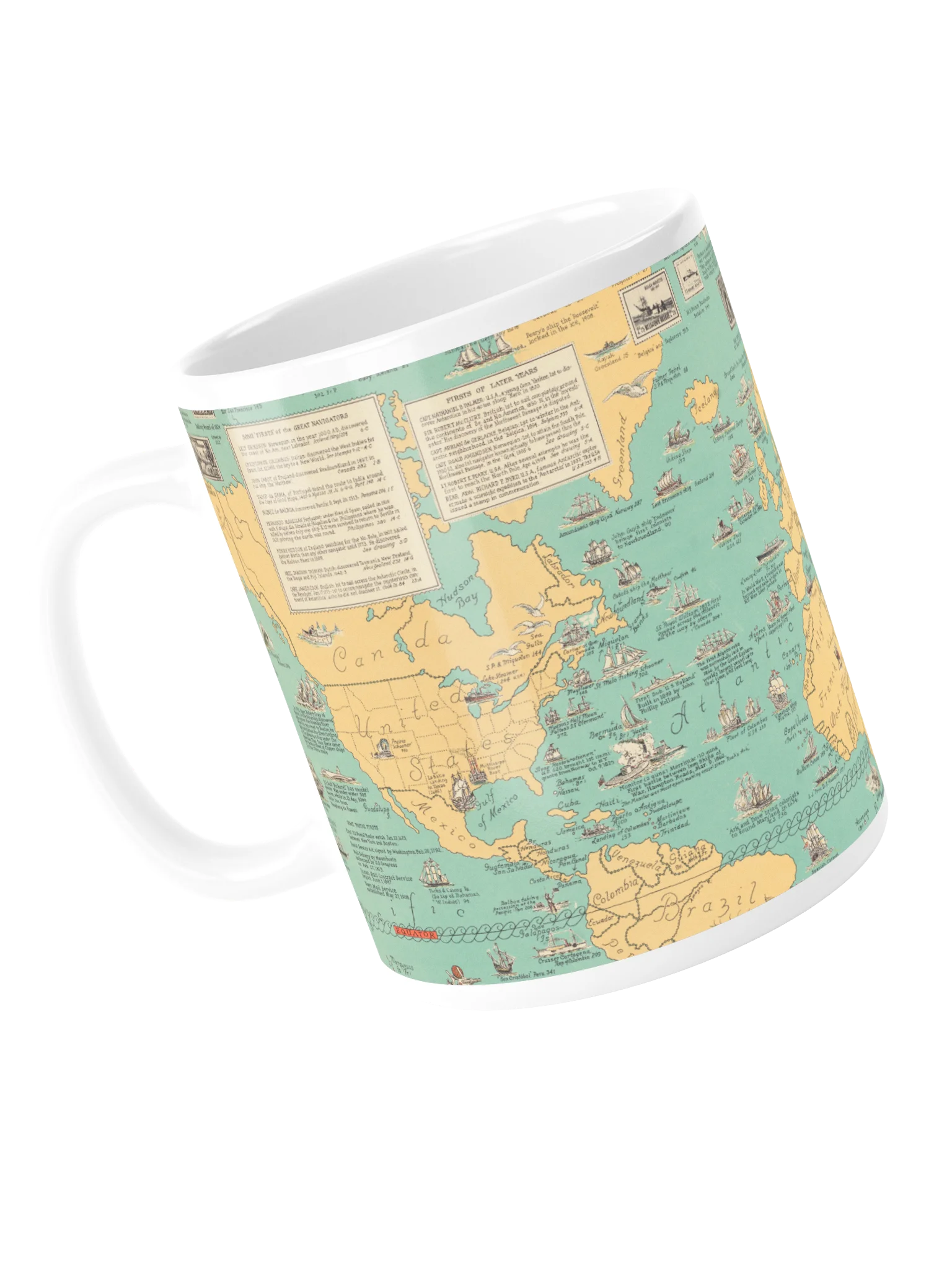 Navigation & Exploration Map Mug product image (5)