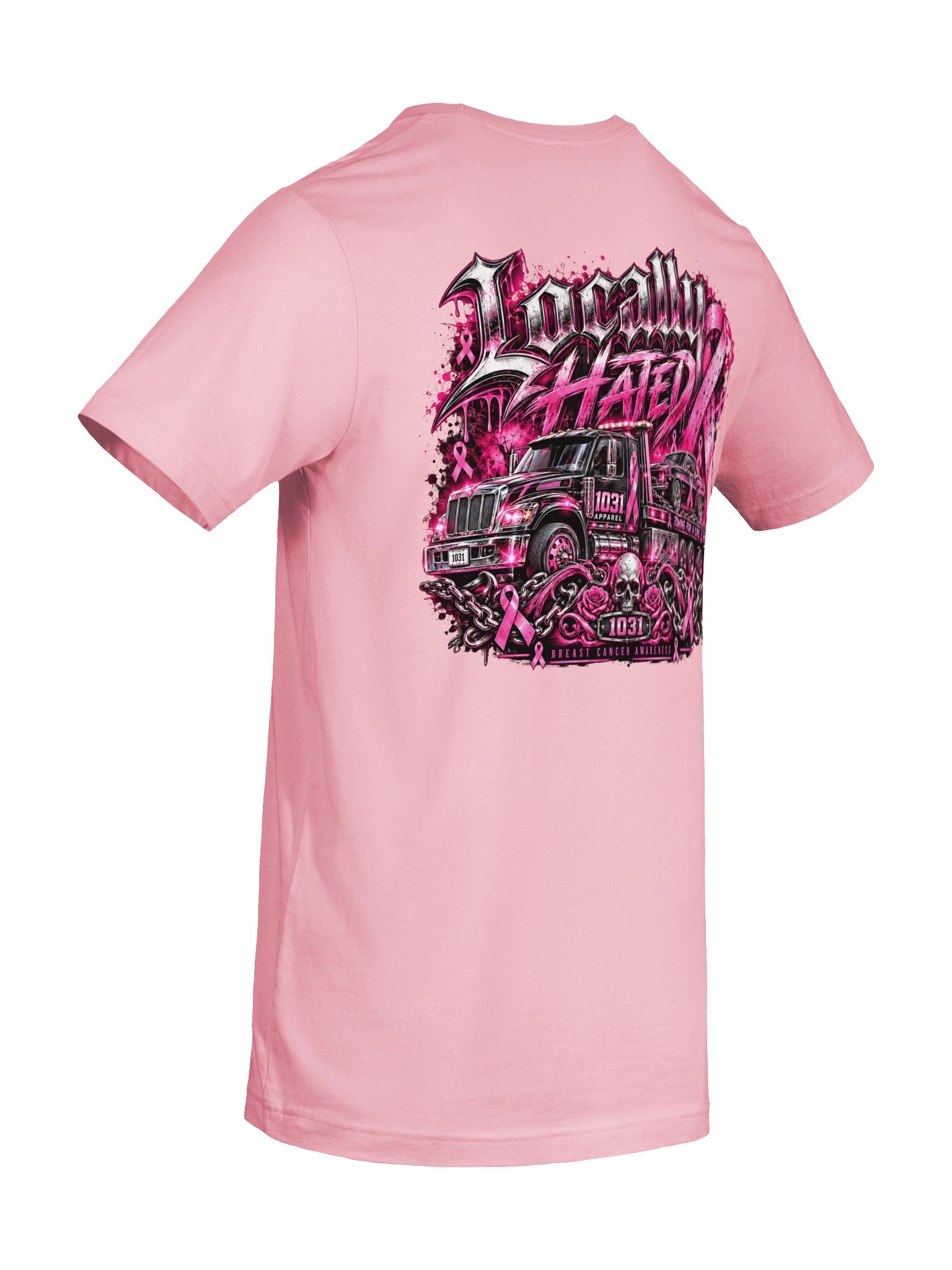 LOCALLY HATED LADIES BREAST CANCER AWARENESS NO CROWN product image (20)
