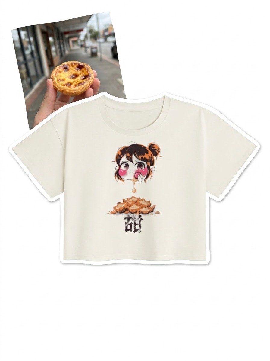 The Sucrose Defect | Relaxed Fit Crop Top | Graphic Streetwear product image (1)