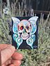 Butterfly Skull Sticker