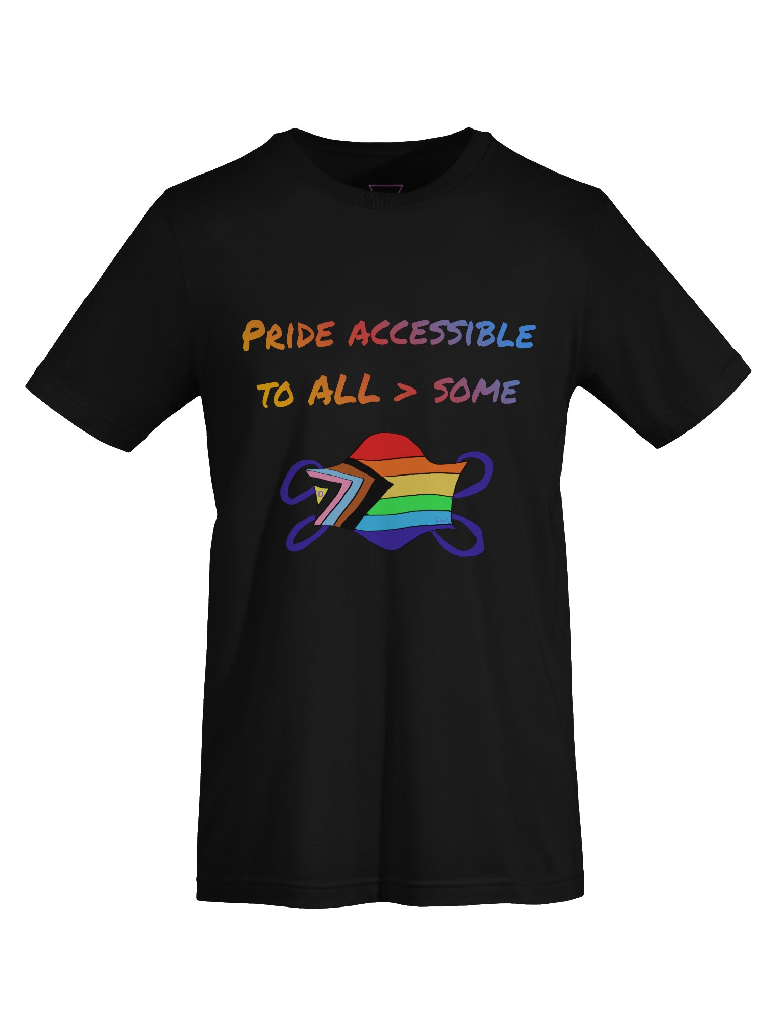 Pride Accessible to ALL>Some tee product image (5)