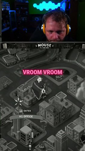 vroom vroom, i'm a detective #mousepi #driving #gaming #funny #ClipGPT #streamladder