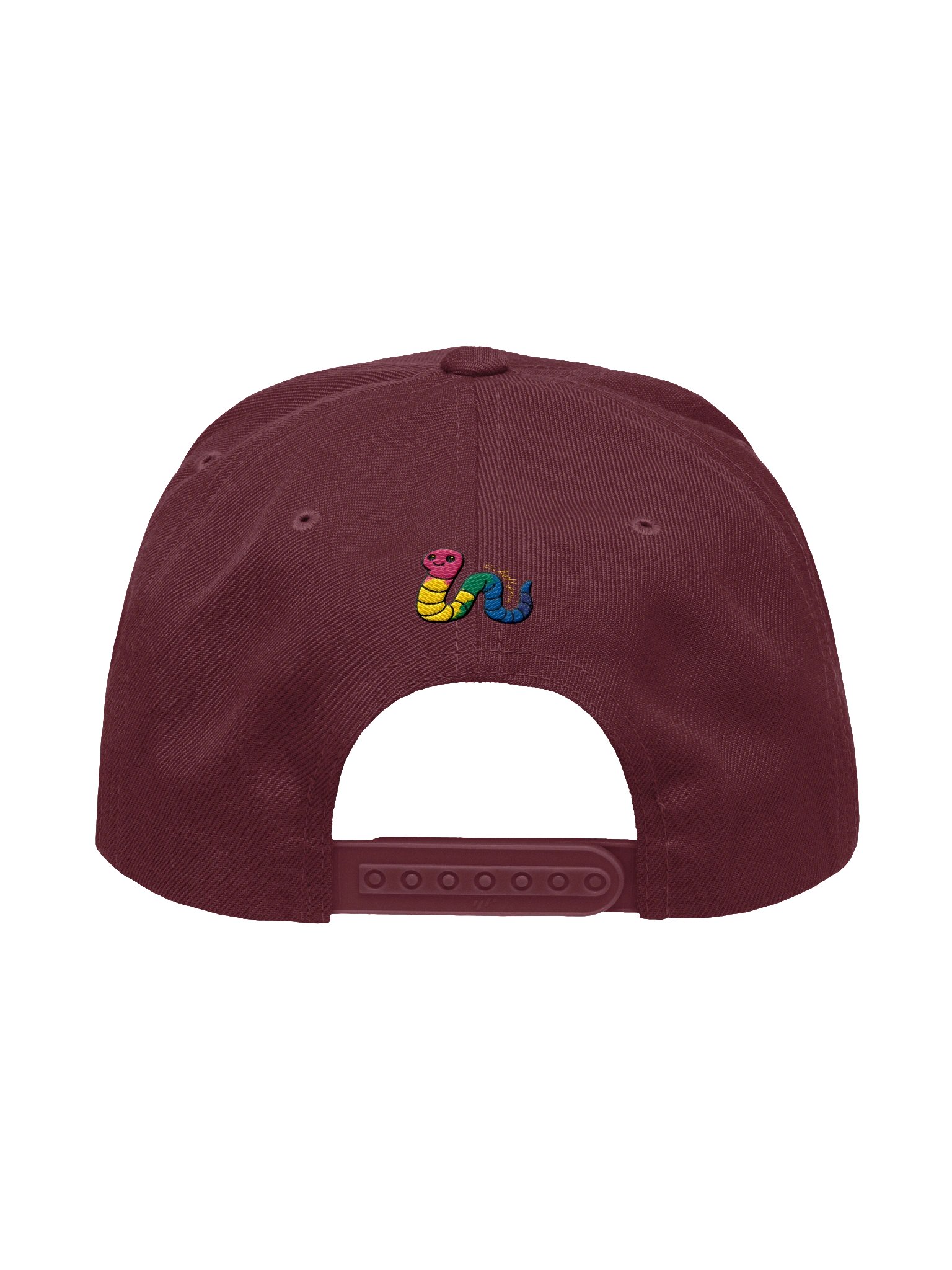 Cheerful Worm Wool Blend Snapback Cap product image (4)