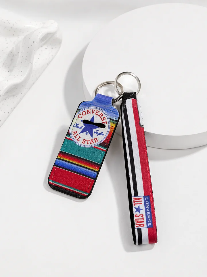 Multicolored Converse Lip Balm Keychain Holder product image (1)