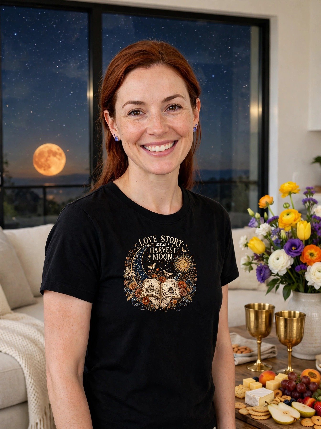 Love Story Under a Harvest Moon Tee product image (4)