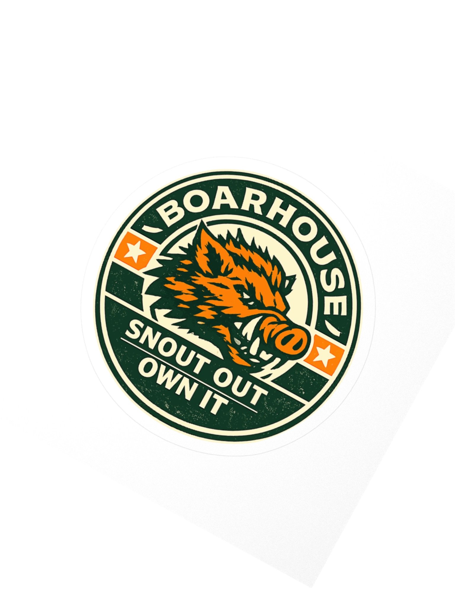 BOARHOUSE NYC Boar Badge Sticker product image (2)