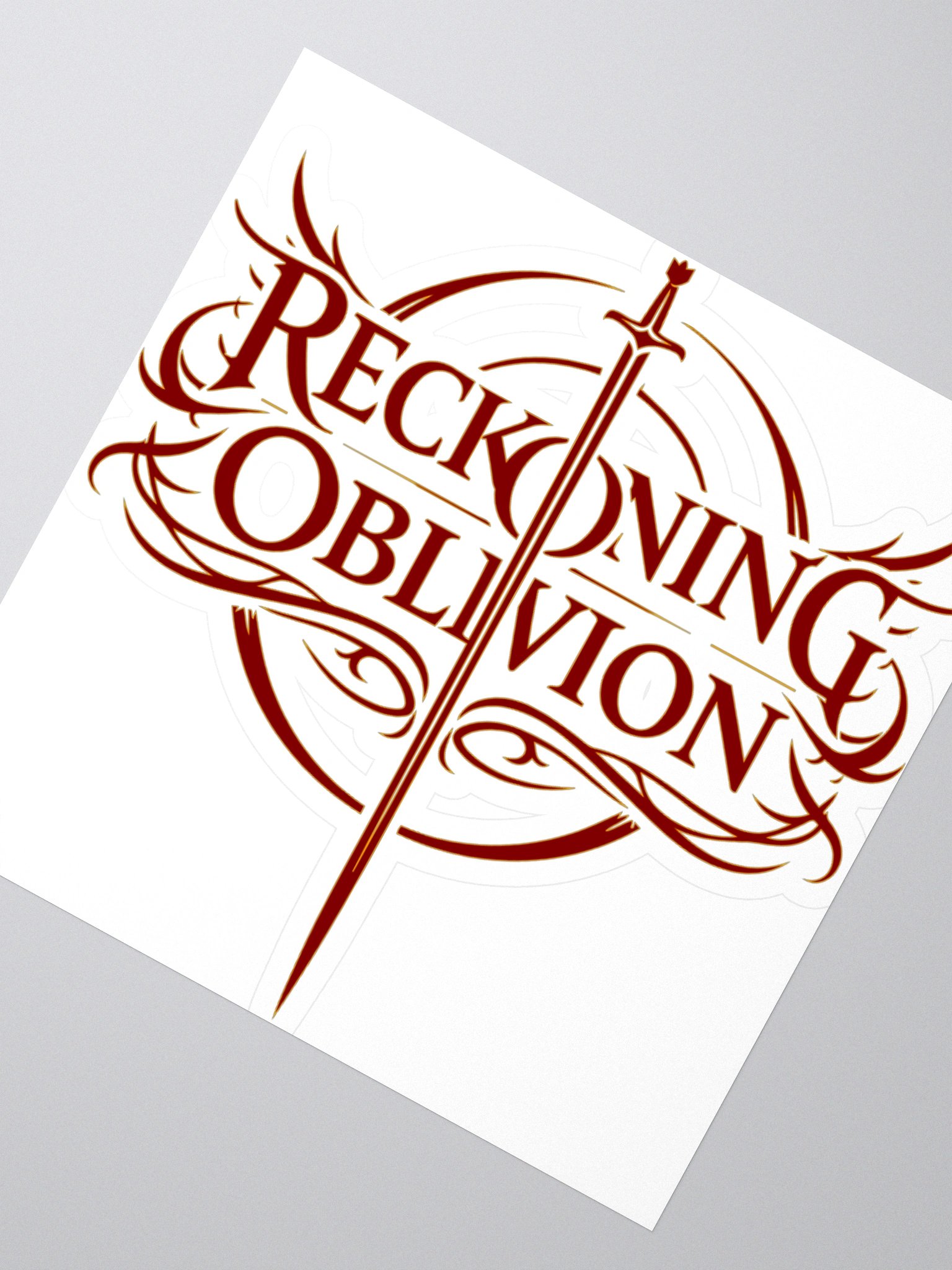 Reckoning Oblivion LOGO Sticker product image (1)