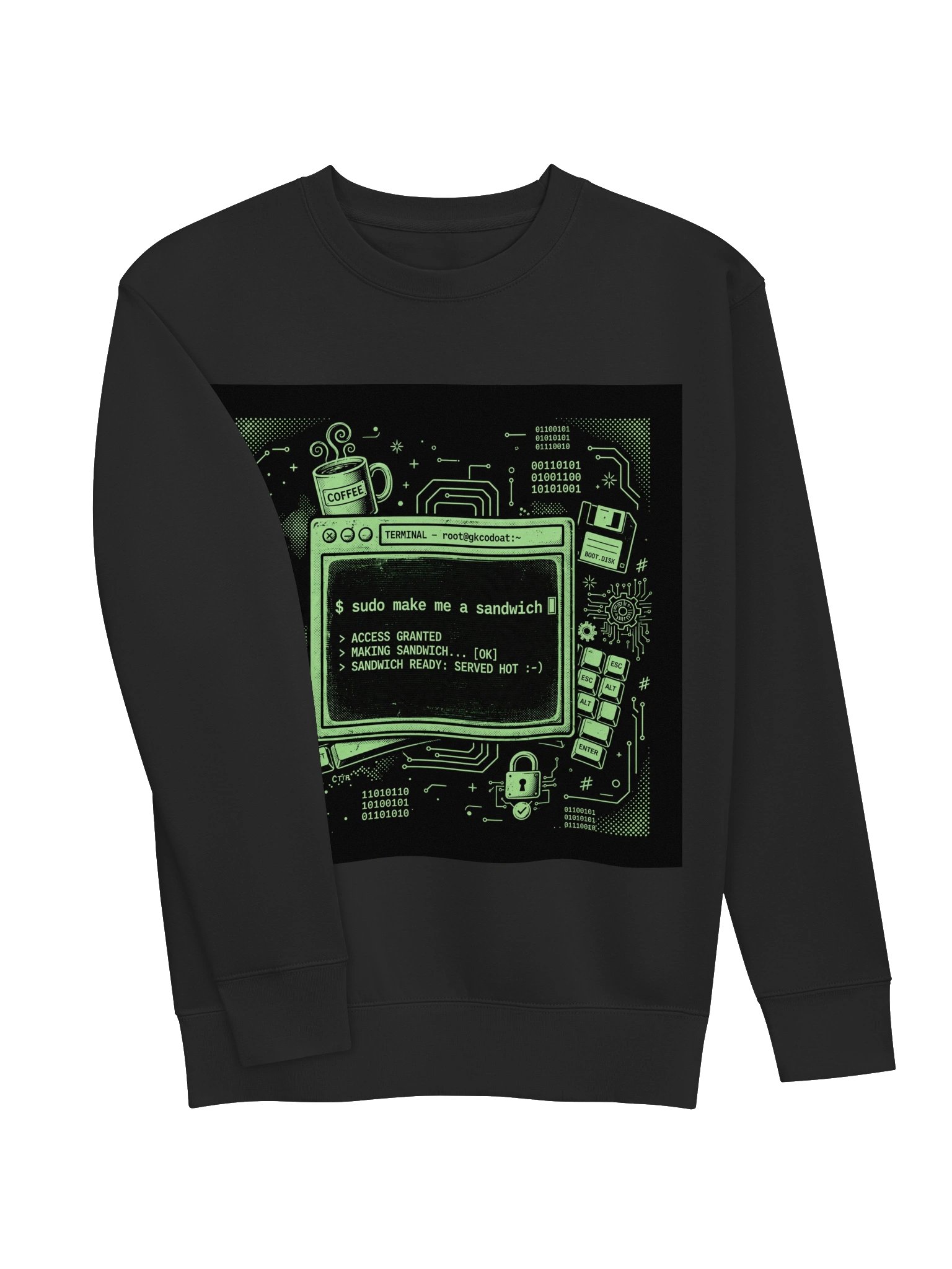 Sudo Make Me a Sandwich Sweatshirt product image (3)