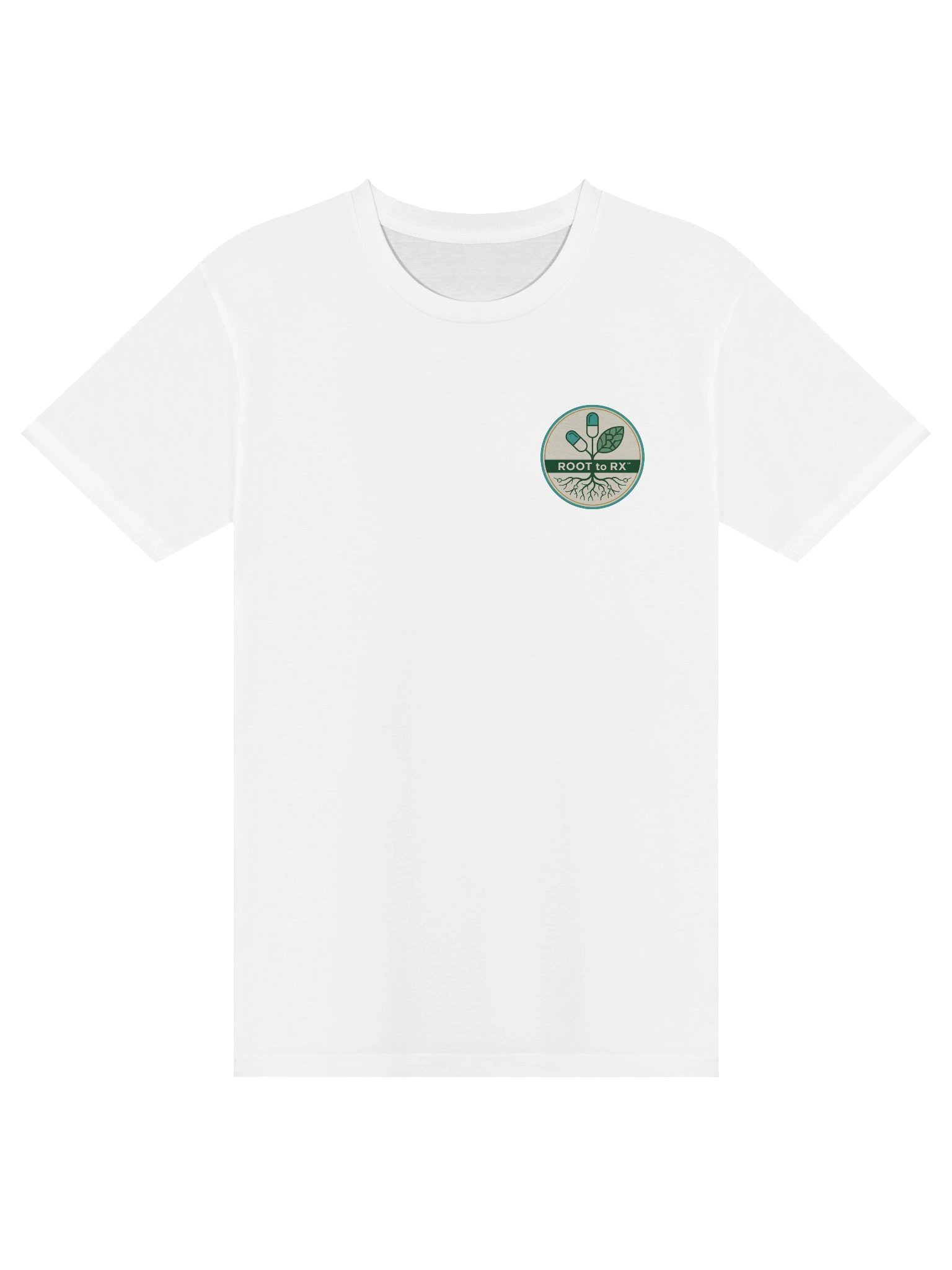 Root to Rx Logo Tee (White) product image (1)