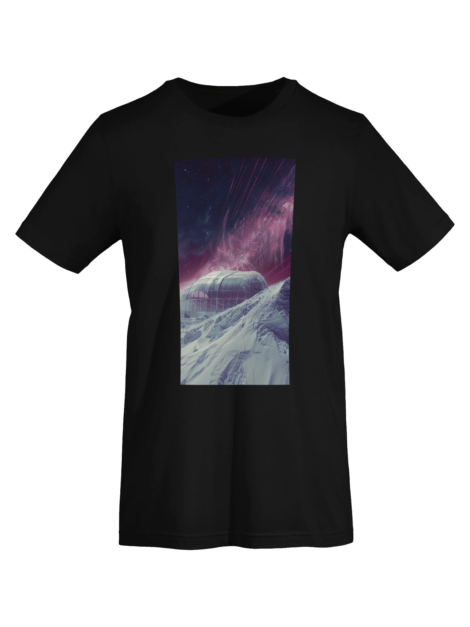 Muted Blue Greenhouse Module T-shirt product image (21)