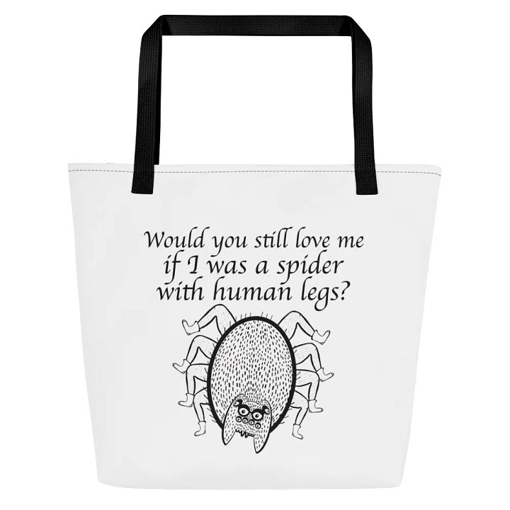 Spider Tote - Questions To Ask Your Boyfriend When He's Busy And/Or Tired product image (1)