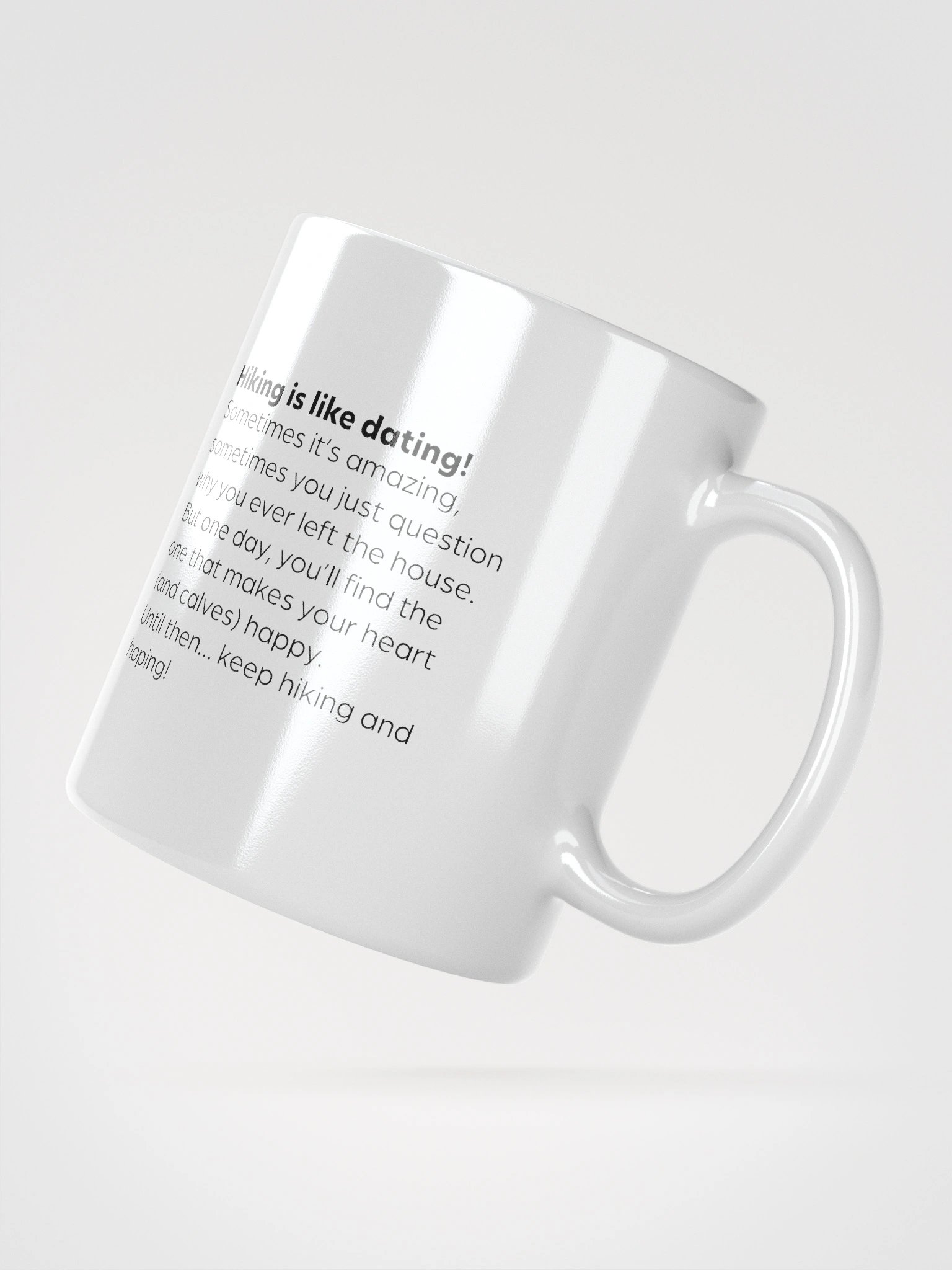 Hiking is like dating - Mug product image (4)