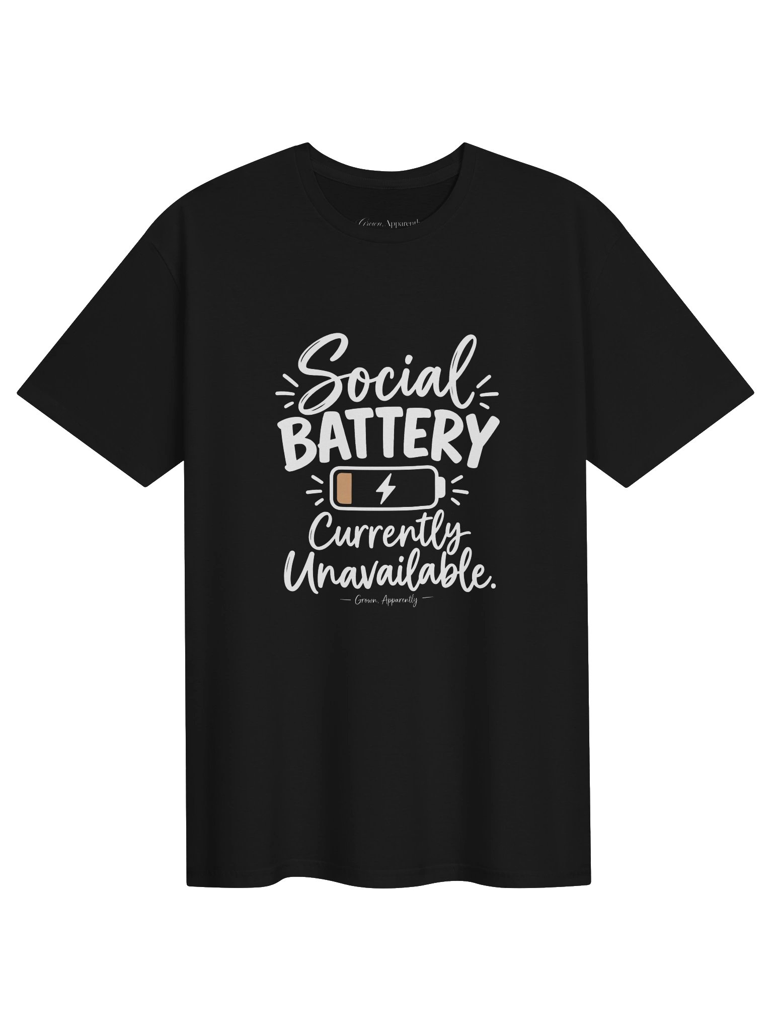 Social Battery: Currently Unavailable Tee product image (3)