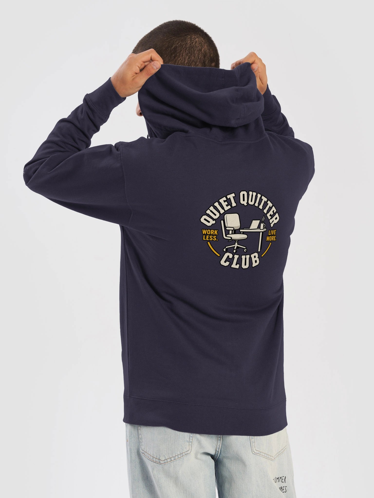 Quiet Quitter Club Zip Hoodie product image (6)