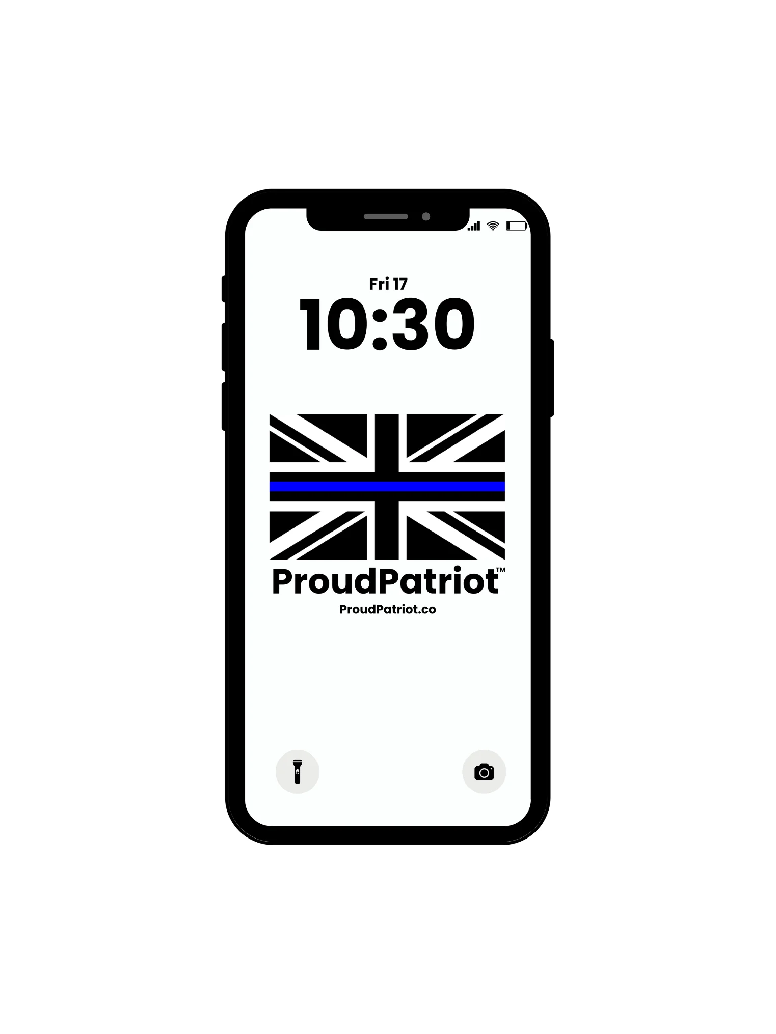 British Thin Blue Line Proud Screensaver product image (1)
