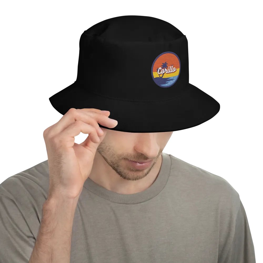 Summer Sunrise Embroided Bucket Hat product image (4)