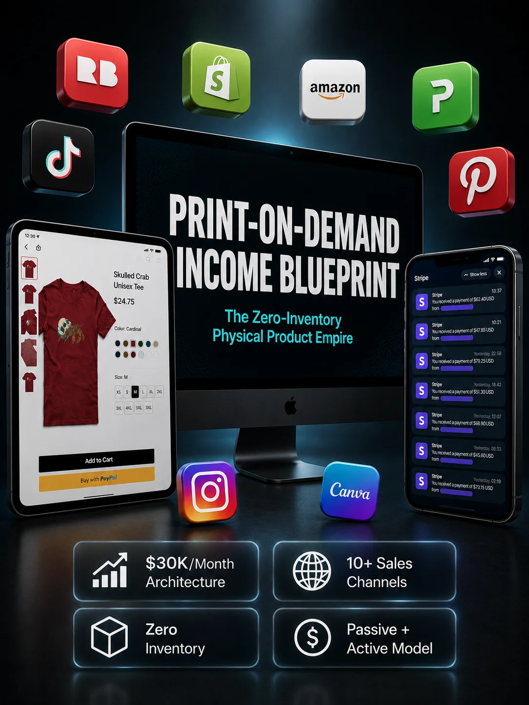 Print-on-Demand Income Blueprint product image (1)