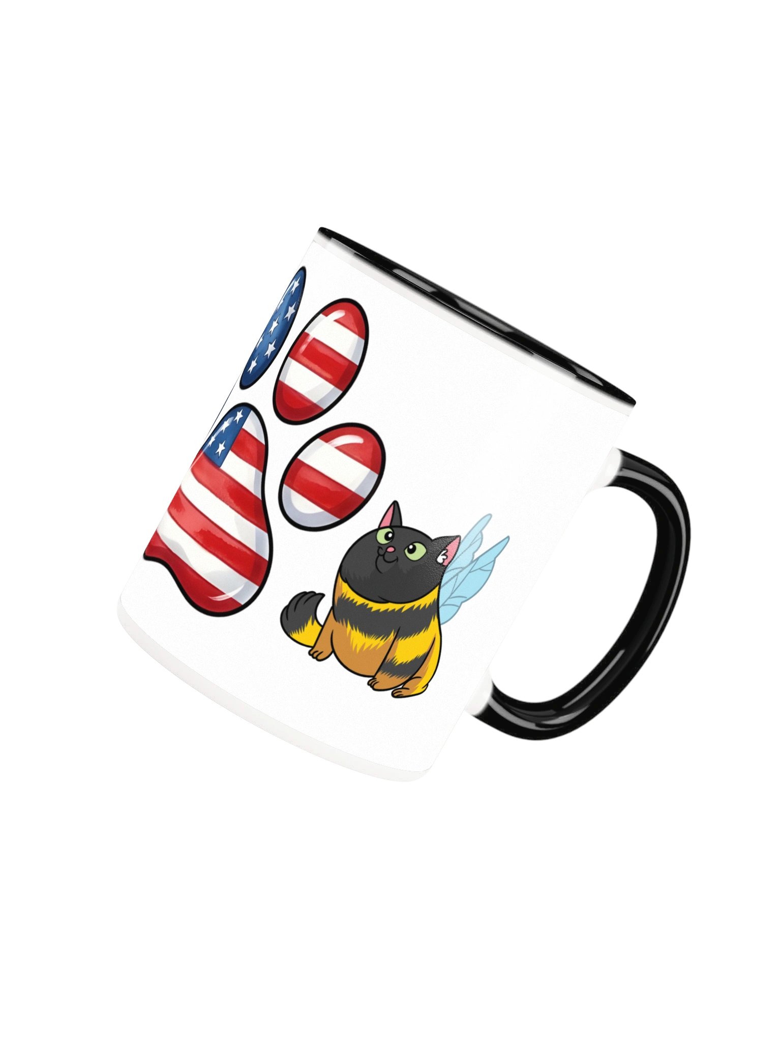 Patriotic Paw Print Accent Mug product image (27)