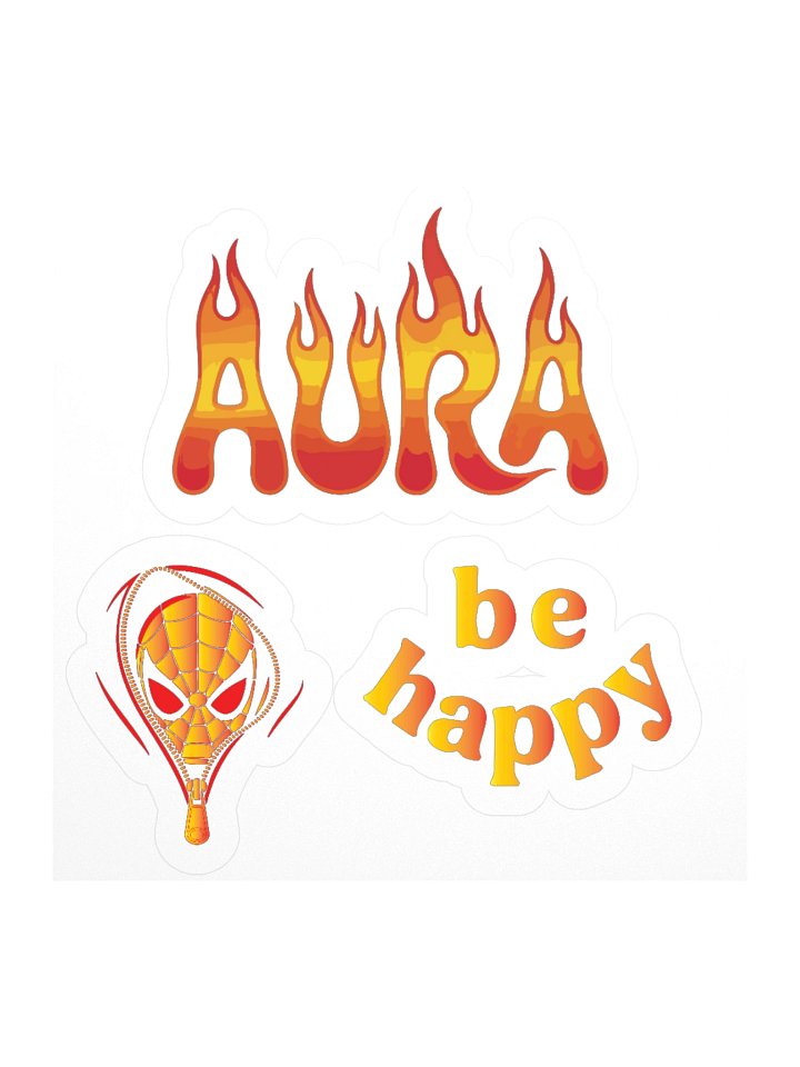 Flame Aura Kiss Cut Stickers product image (1)