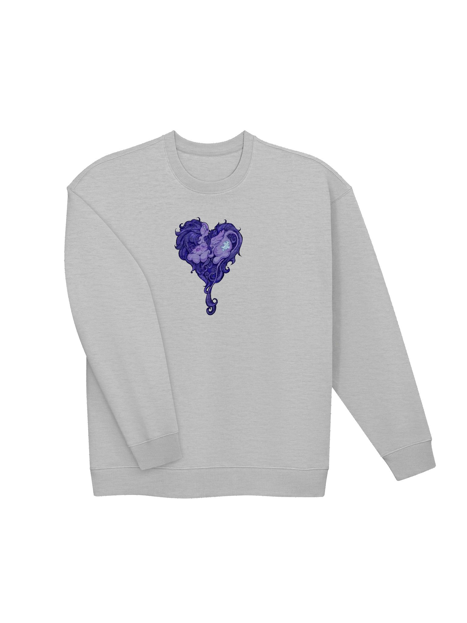 Lulamoon Heart Oversized Sweatshirt product image (9)