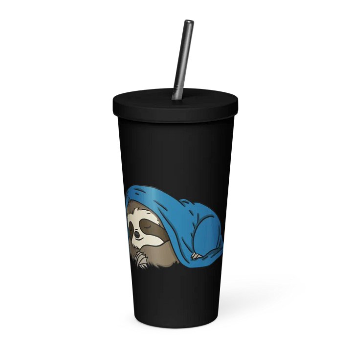 Insulated Tumbler with a Straw - Sleep product image (1)