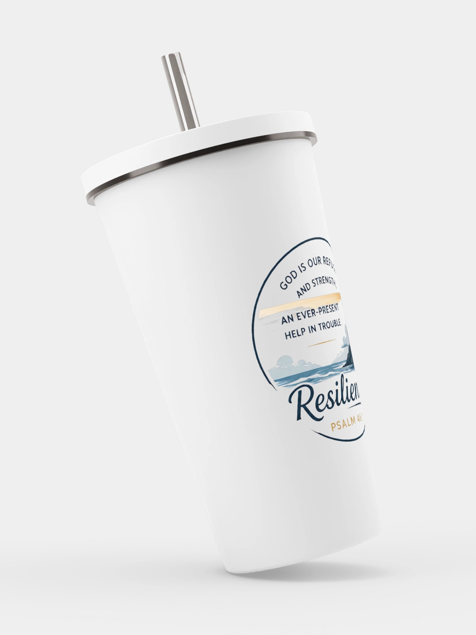 God Is Our Refuge Resilience Tumbler product image (2)