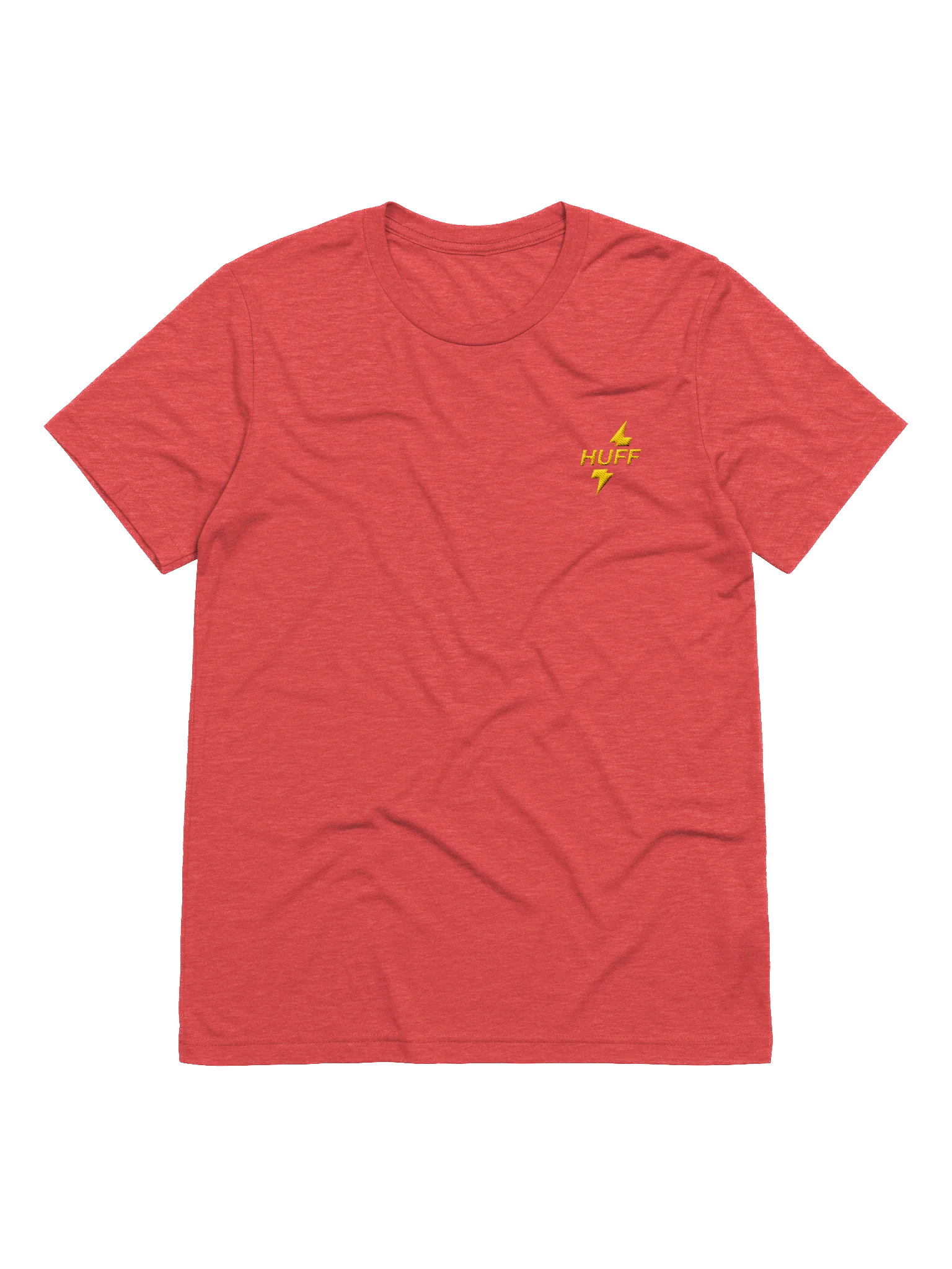 Huff Bolt Short Sleeve T-Shirt Red (Small Logo) product image (1)